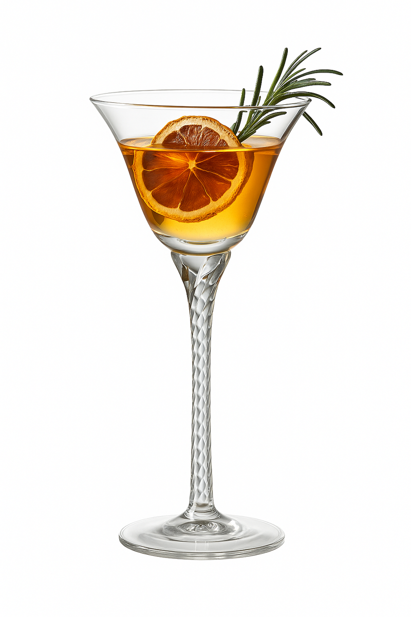 Verres à cocktail champagne martini vin à pied