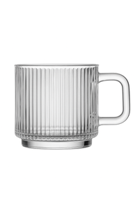 Verres à cocktail en verre texturé style élégant