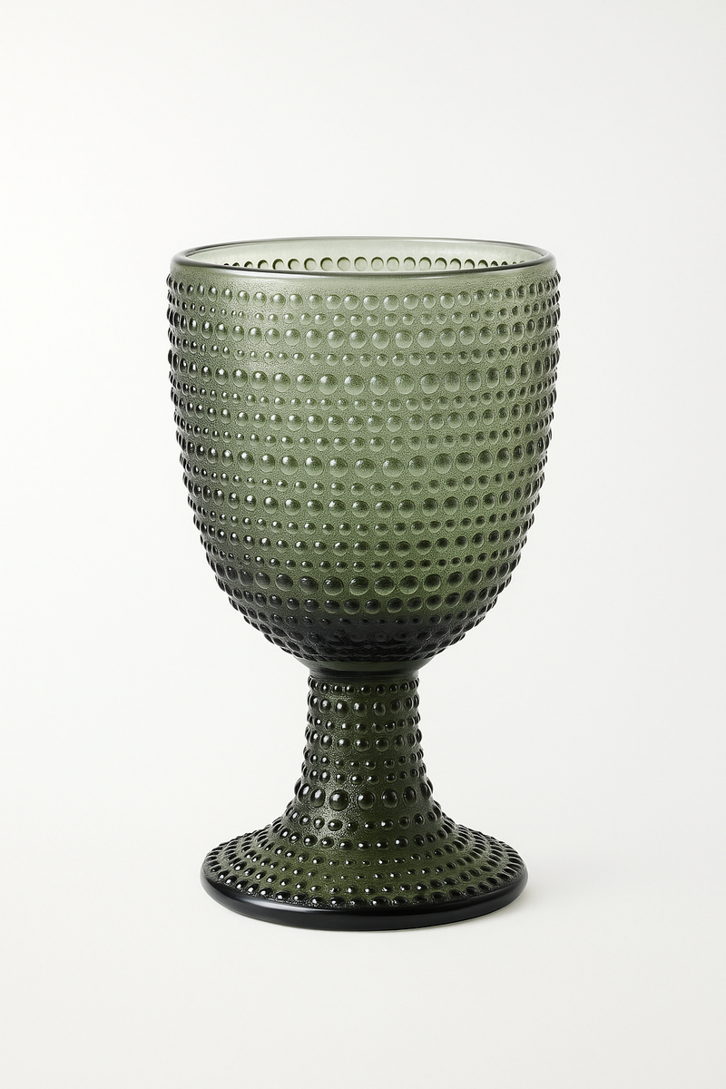 Verres à pied rétro pour vin eau cocktails