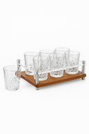 Verres a shot sculptes luxe 50ml lot elegant