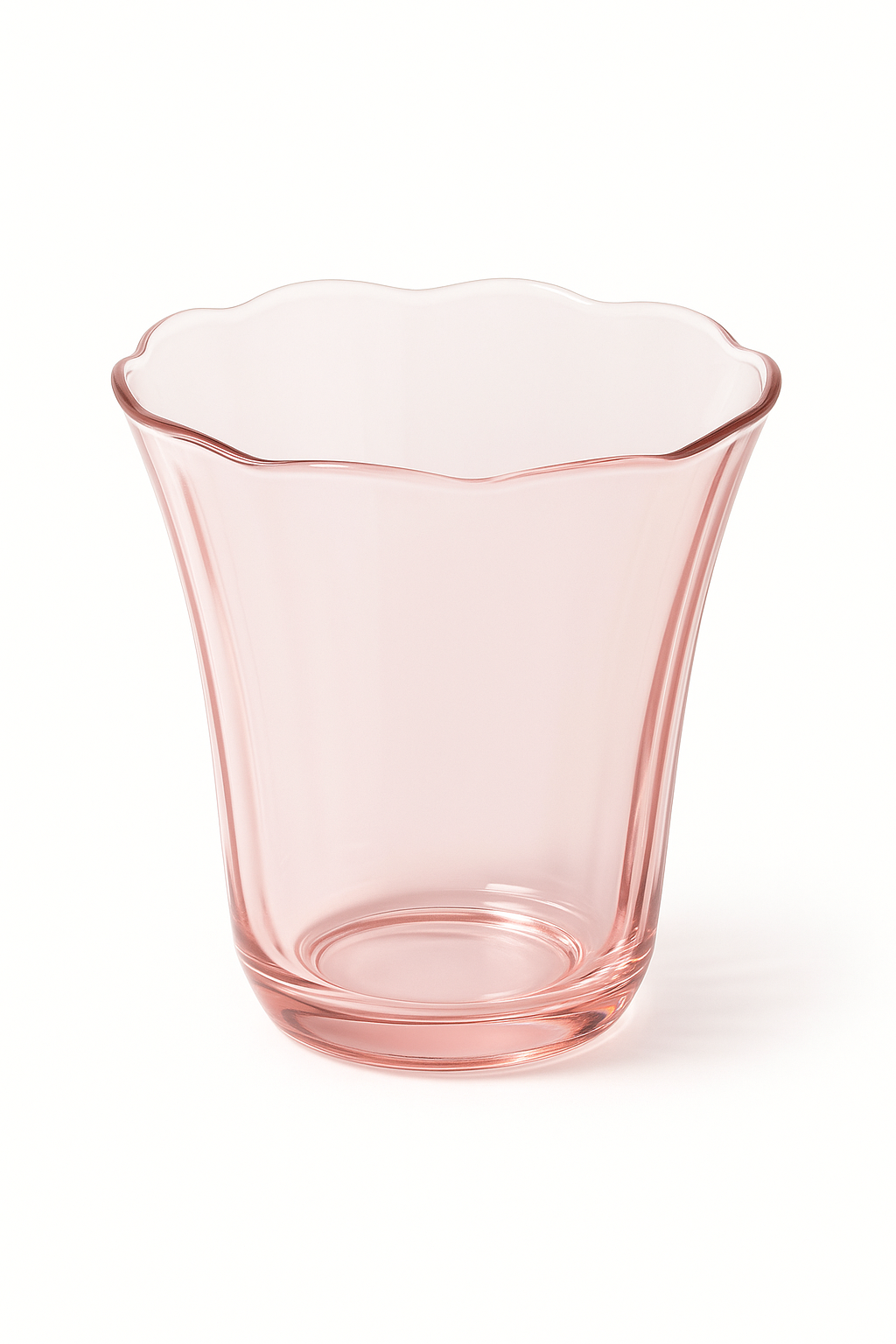 Verres à vin vintage motif floral en cristal - vue 2 sur 2