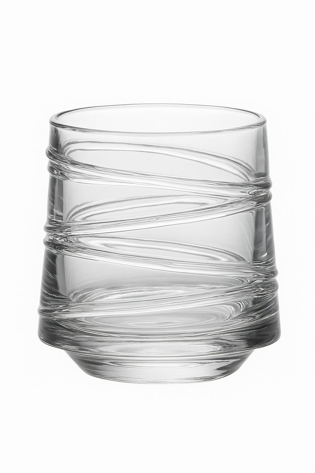 Verres à whisky old fashioned texture relief élégante