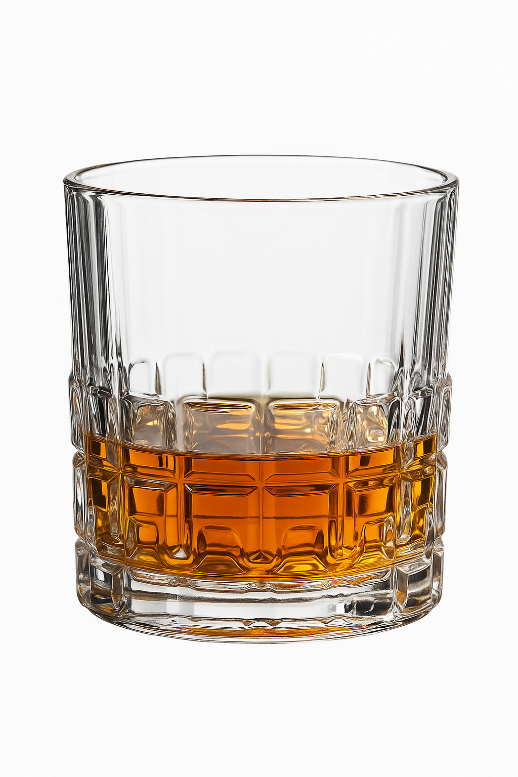 Verres à whisky style cristal facetté résistants