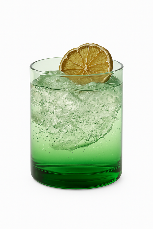 Verres allongés en verre transparent pour boissons lot