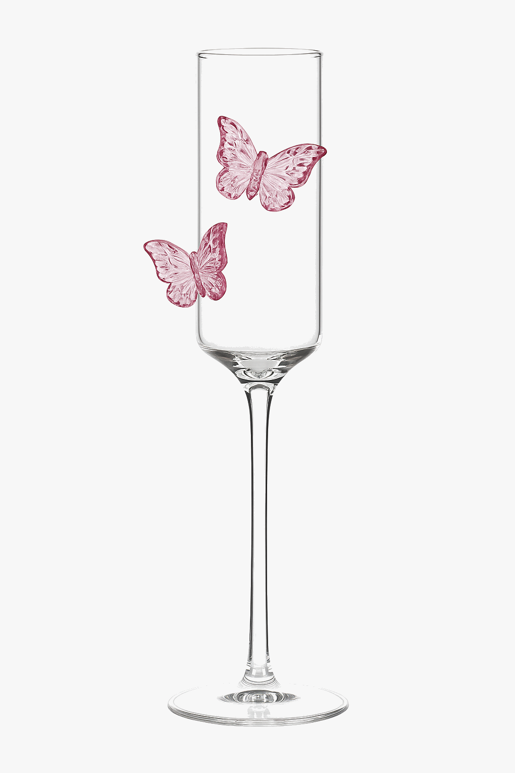 Verres champagne papillon design haut de gamme festif