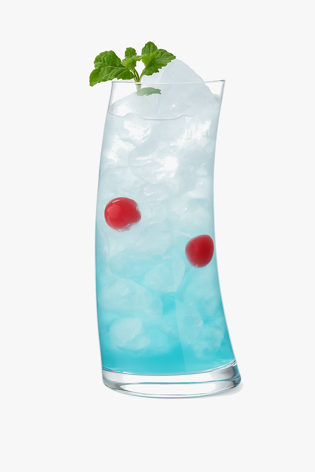 Verres collins cristal style rainuré pour cocktails boissons