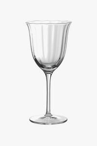 Verres cristal rétro rayures motif floral style bar