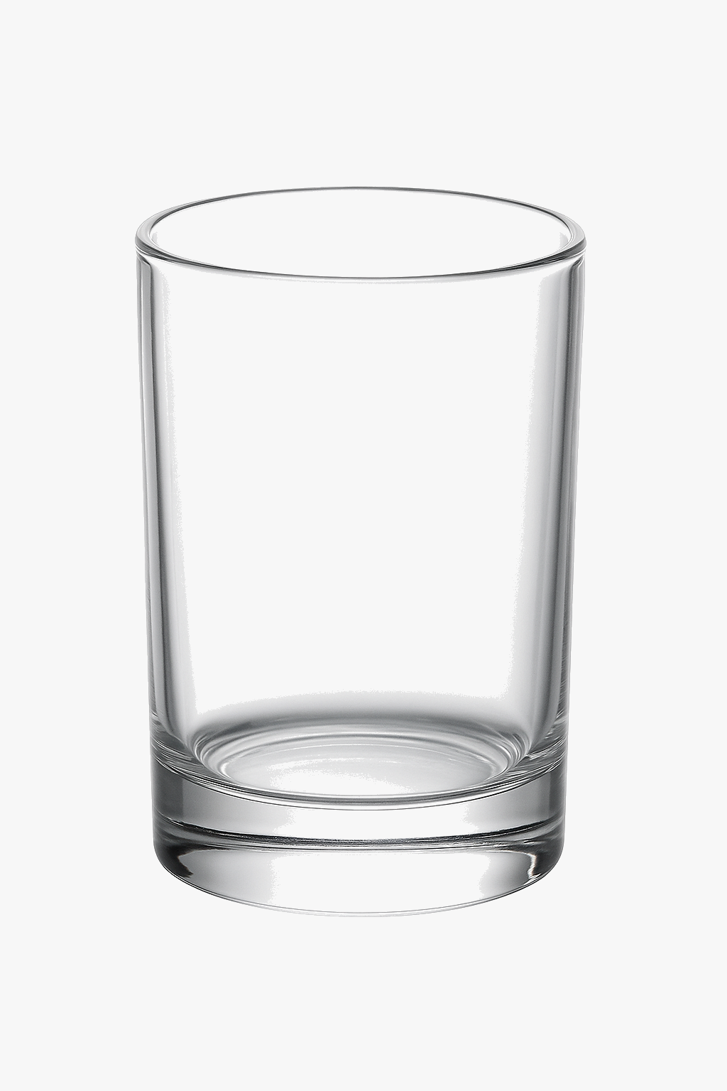 Verres droits épais pour vin café plusieurs tailles