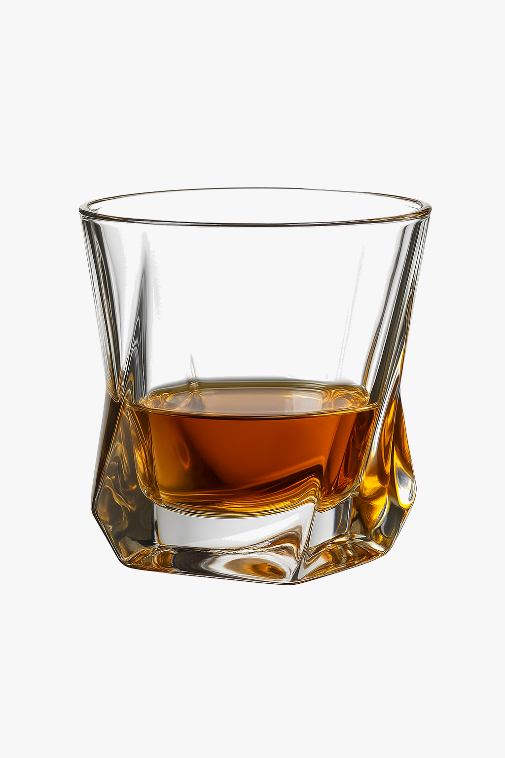 Verres en cristal design élégant whisky bière vin