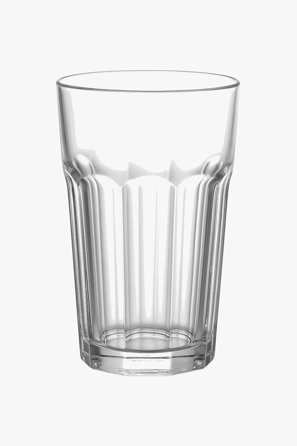 Verres epais style retro stries multi usages maison