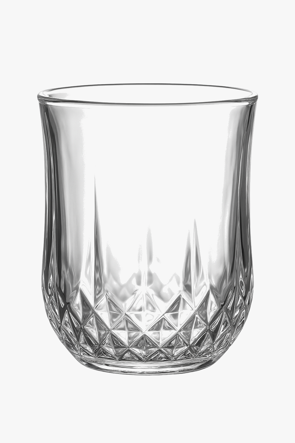 Verres élégants motif diamant pour vin café thé
