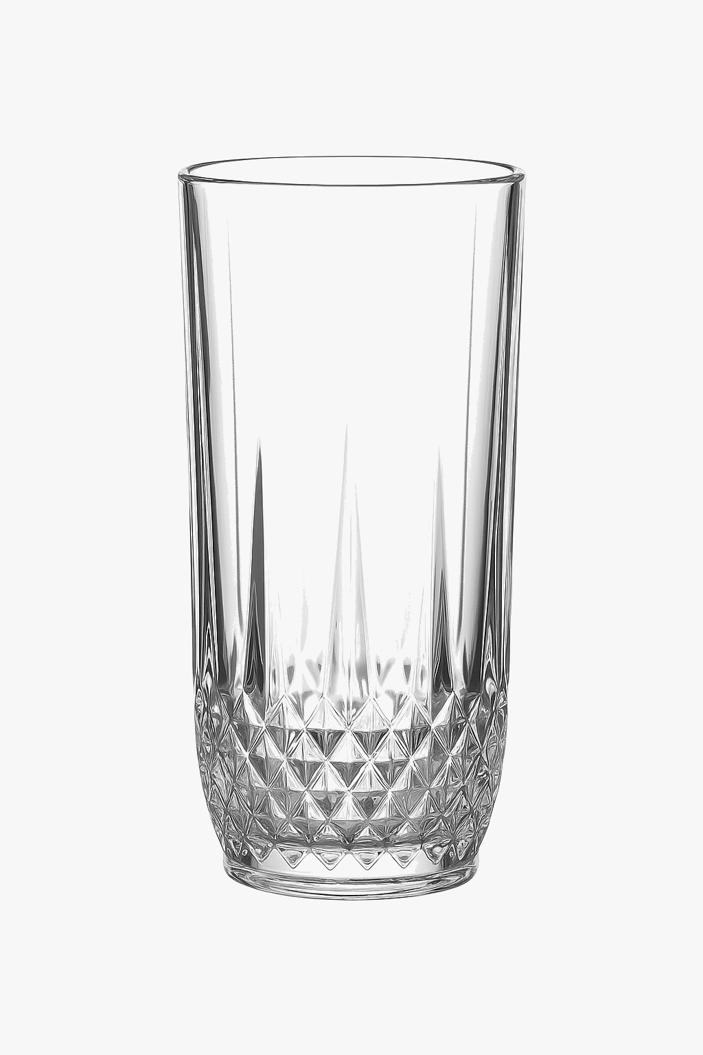 Verres élégants motif diamant pour vin café thé