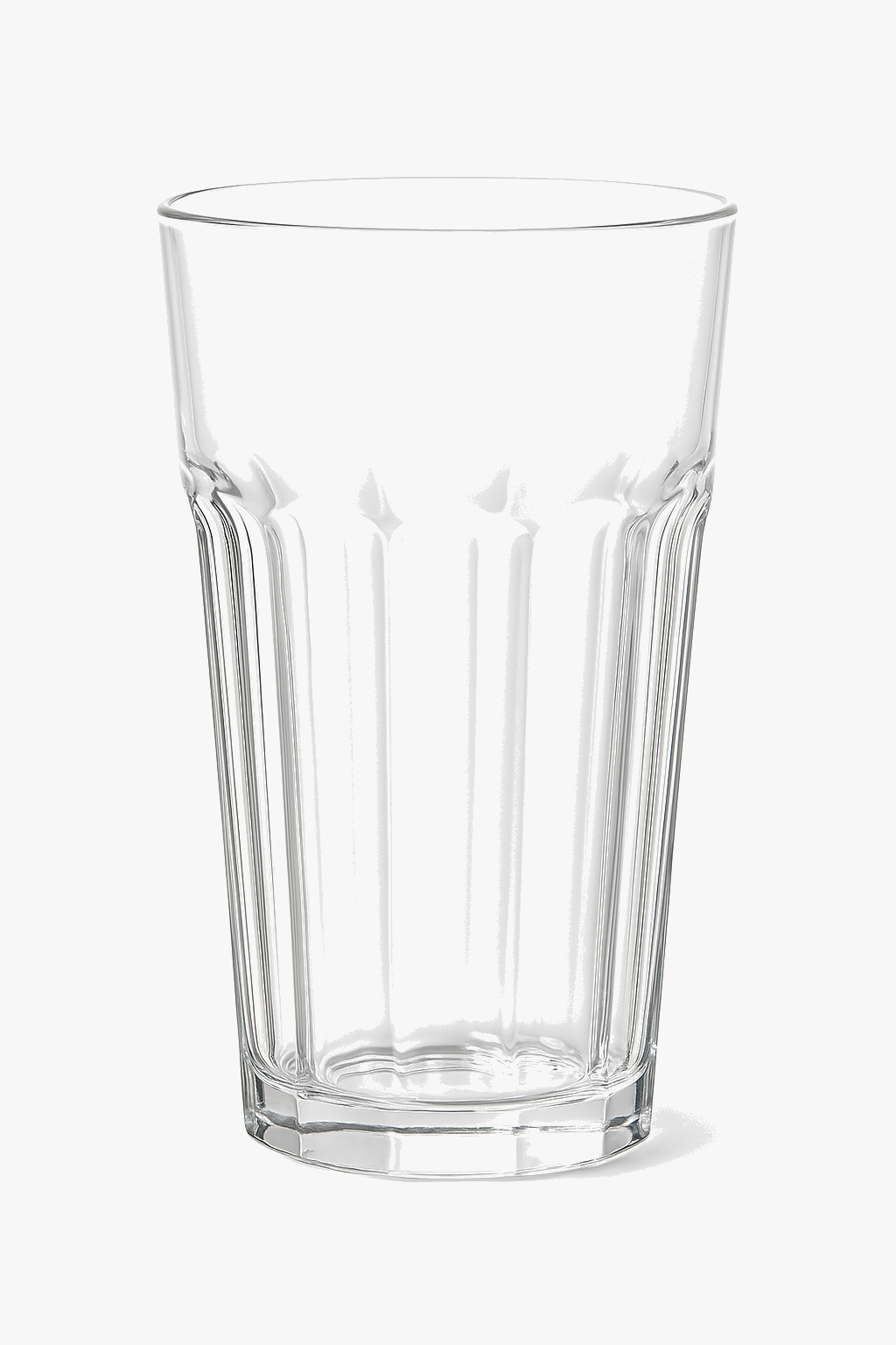 Verres épais transparents style classique pour boissons variées