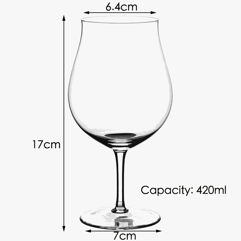 Verres à pied élégants relief pour cocktails vin