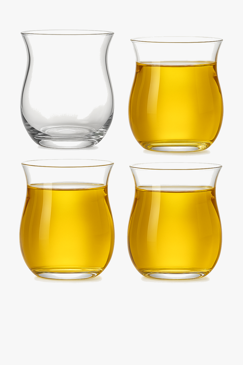 Verres ultra fins élégants pour cocktails whisky jus