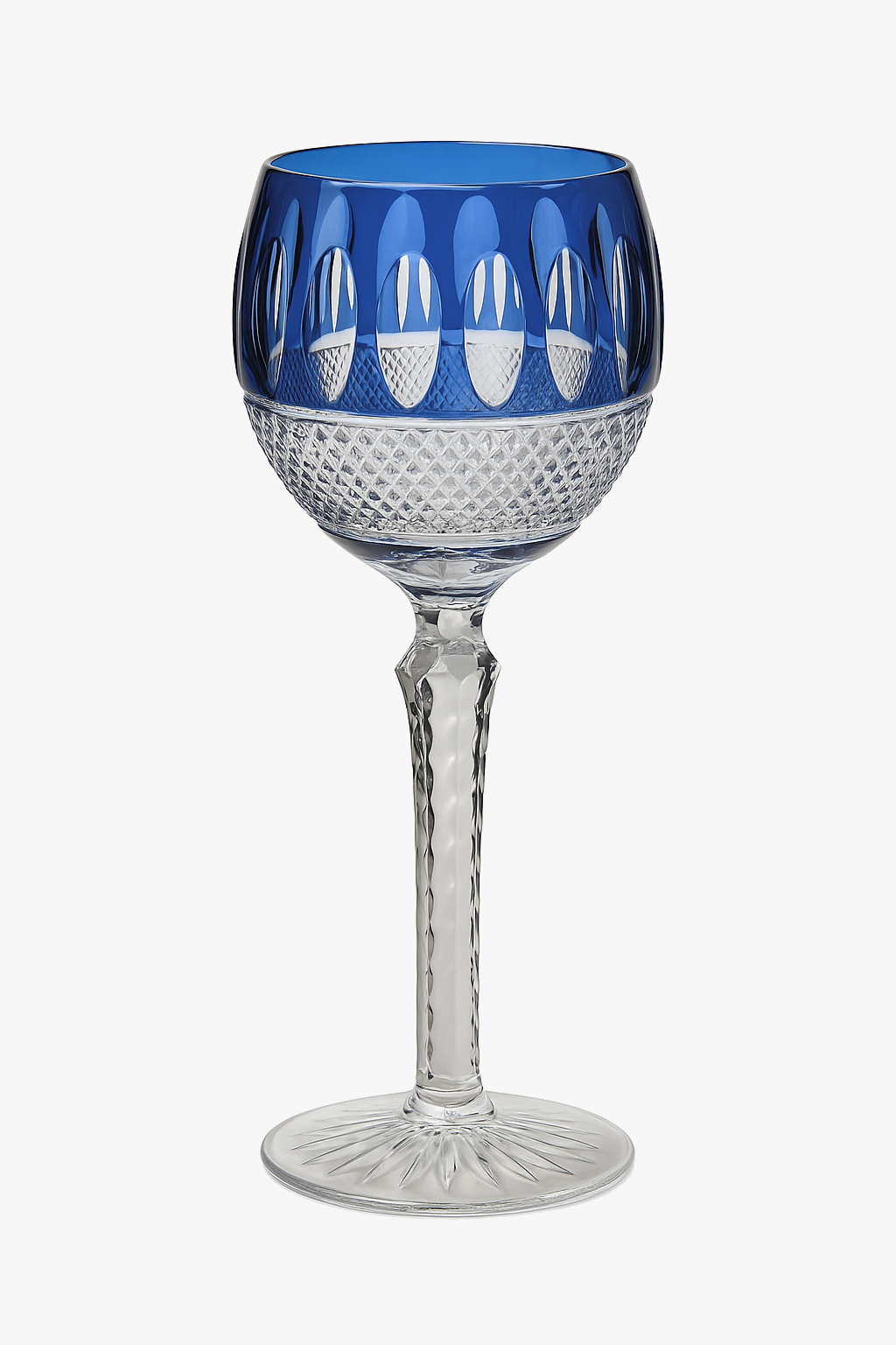 Verres à vin cristal style antique gravé main