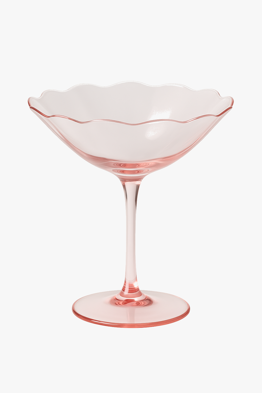 Verres à vin vintage motif fleurs style cristal