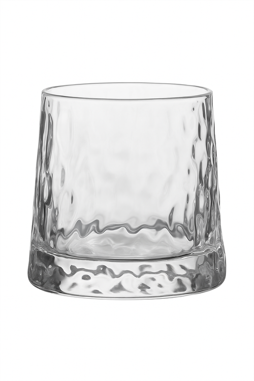 Verres whisky old fashioned motifs relief vintage bar