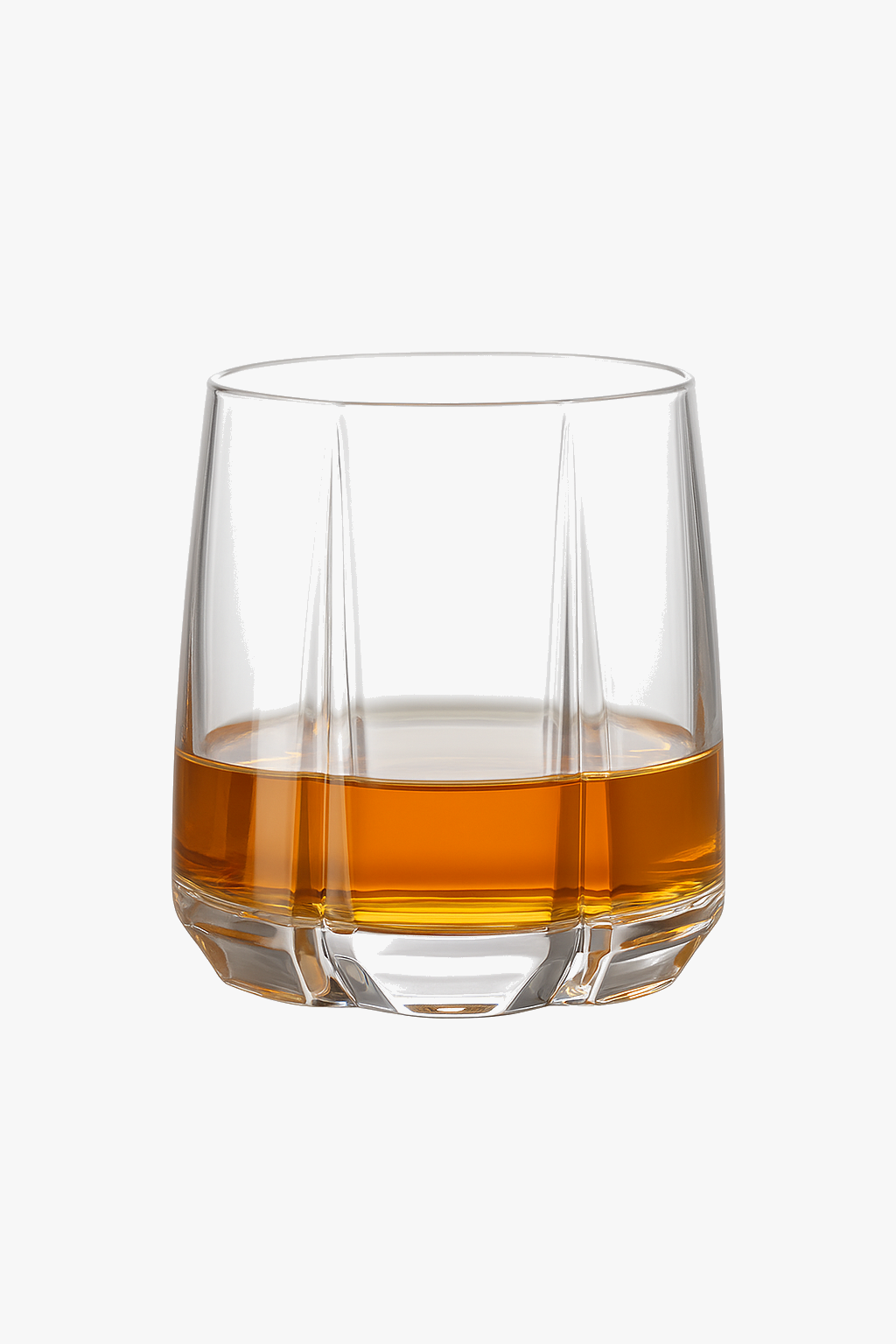 Verres whisky old fashioned style relief élégant