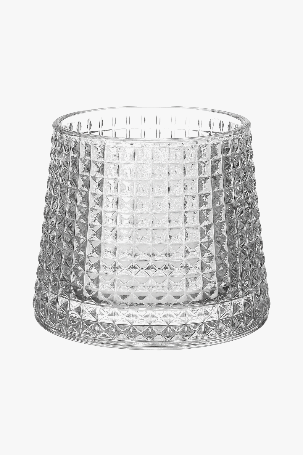 Verres whisky old fashioned style relief pour cocktails
