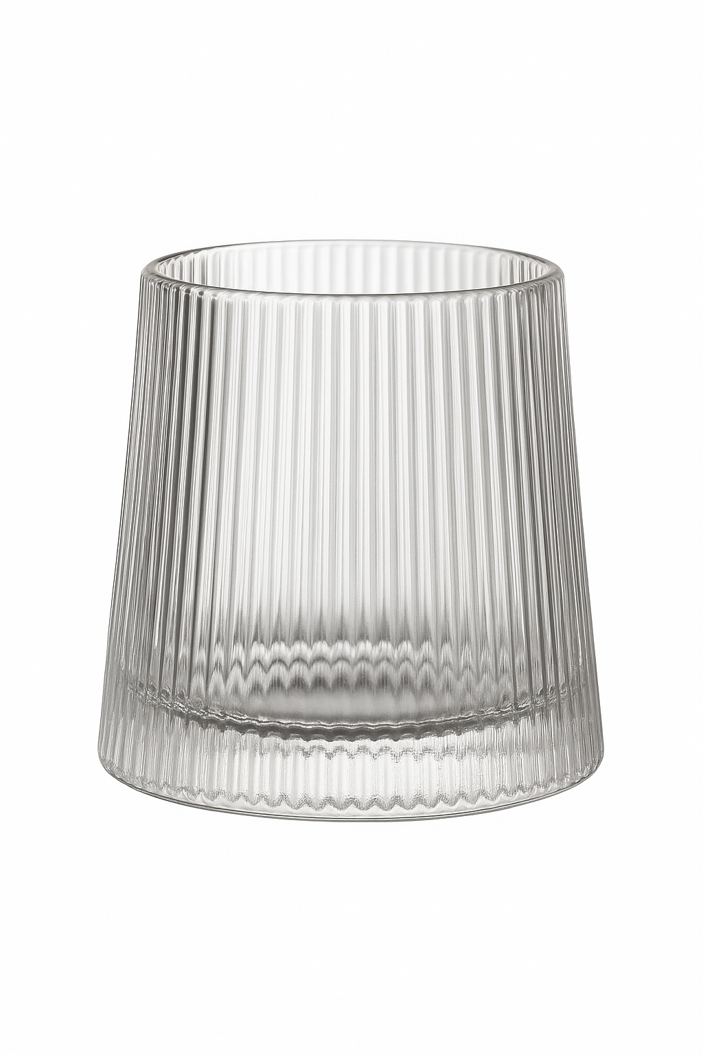 Verres whisky old fashioned style relief verre epais - vue 2 sur 2