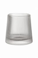 Verres whisky old fashioned style relief verre epais