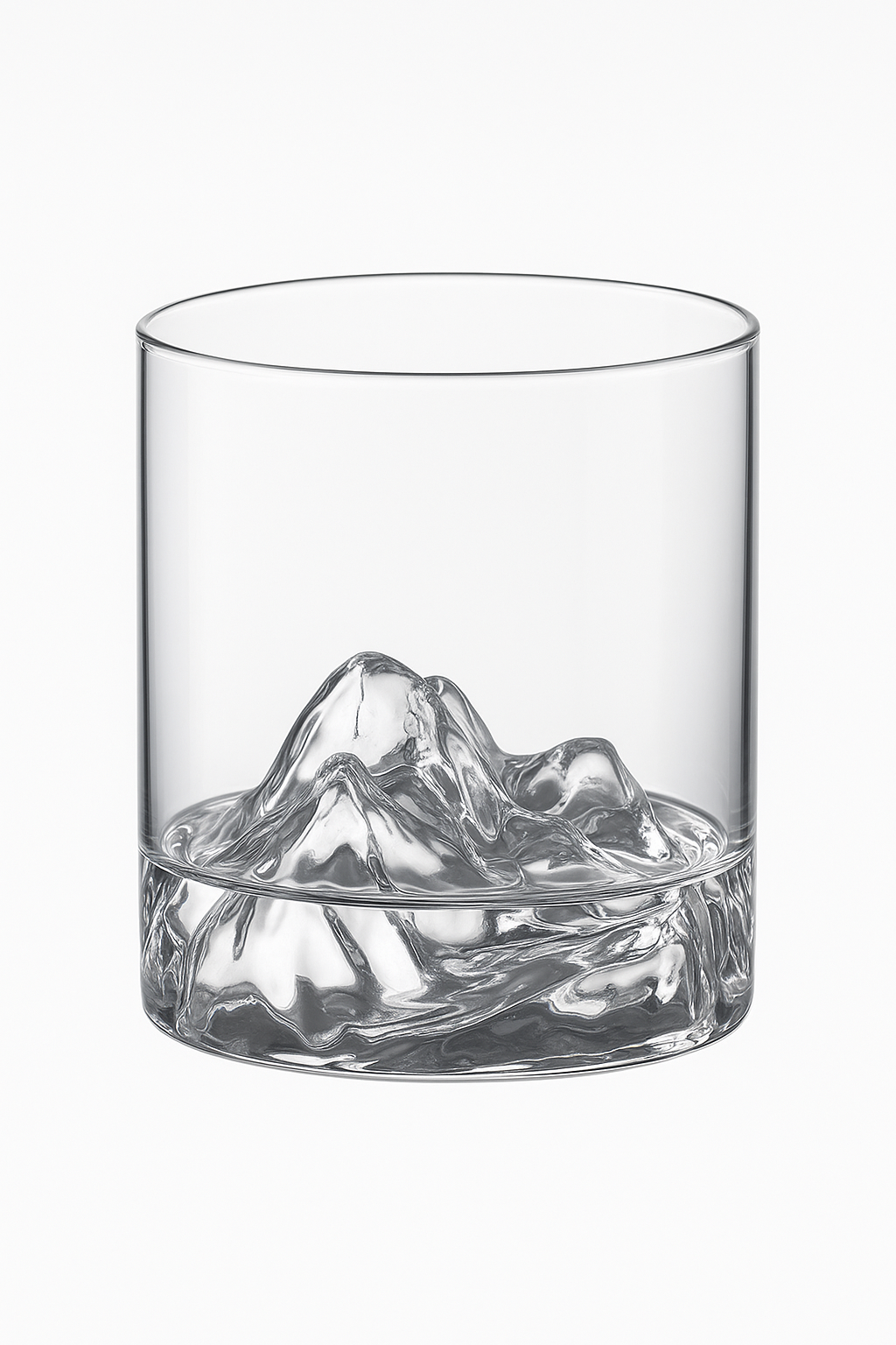 Verres whisky relief montagne style japonais design