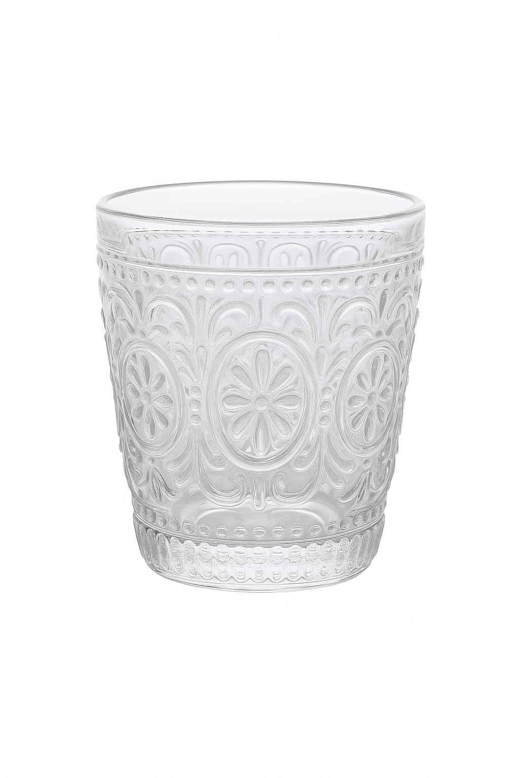 Verres whisky relief style vintage lot de 2