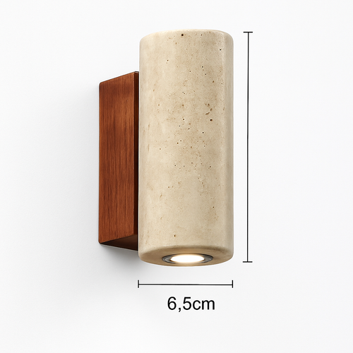Wabi Sabi – applique murale Led en marbre jaune - vue 13 sur 12