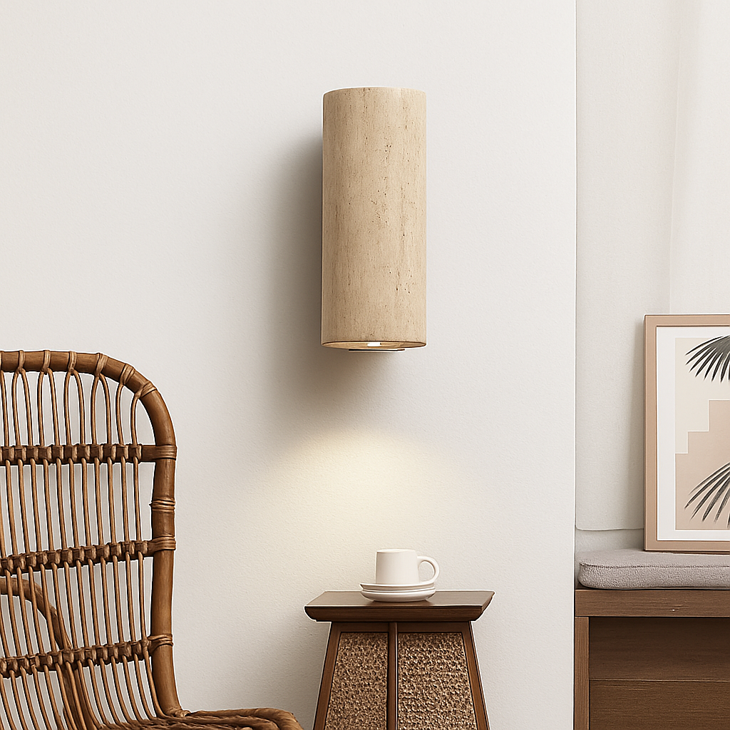 Wabi Sabi – applique murale Led en marbre jaune - vue 5 sur 12