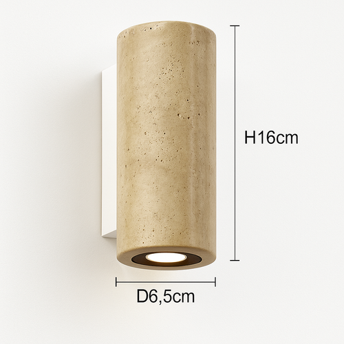 Wabi Sabi – applique murale Led en marbre jaune - vue 11 sur 12