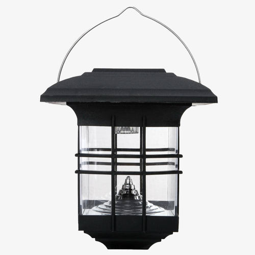 Lanterne extérieur LED verre et métal Hanging - vue 2 sur 4