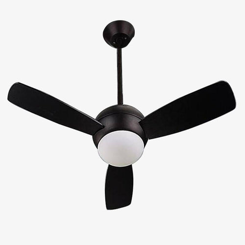Ventilateur de plafond style industriel (noir ou blanc)