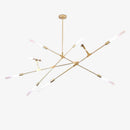 Lustre design à LED aux branches dorées Luxury