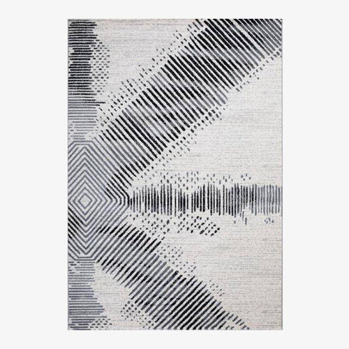 Tapis rectangle moderne aux formes abstraites Vassily A