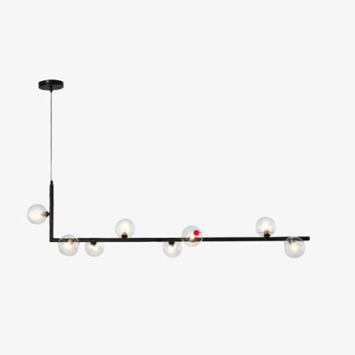 Suspension design LED allongée en métal Kitchen - vue 2 sur 10