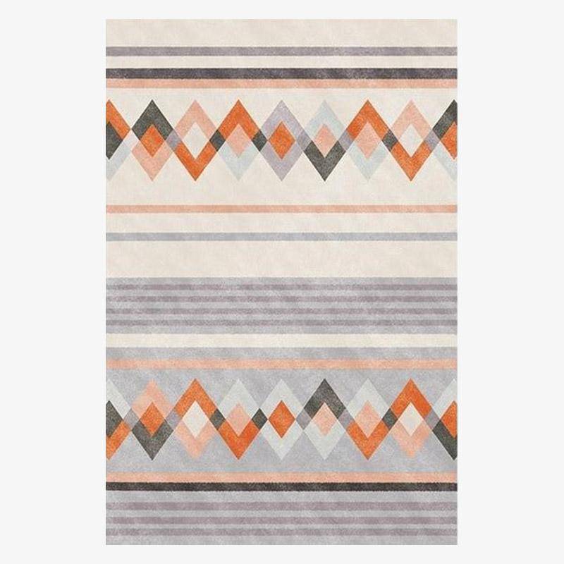 Tapis rectangle aux formes géométriques Floor E