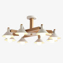 Plafonnier LED en bois Bulbs (noir ou blanc)