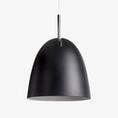 Suspension design LED avec abat-jour en métal arrondi style Macaron