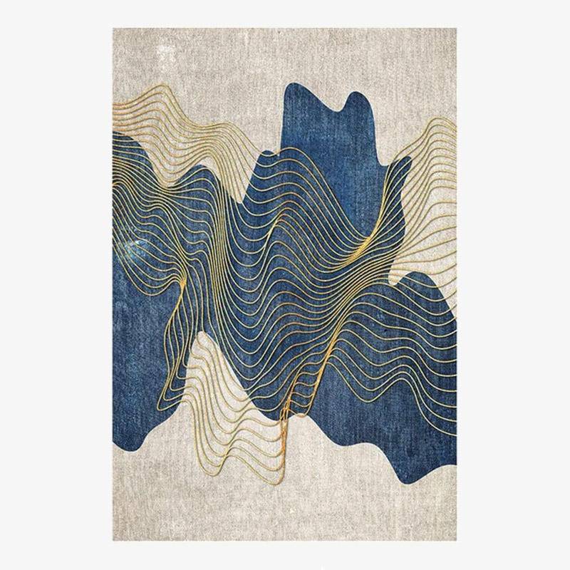Tapis rectangle design au style abstrait Oxavo A