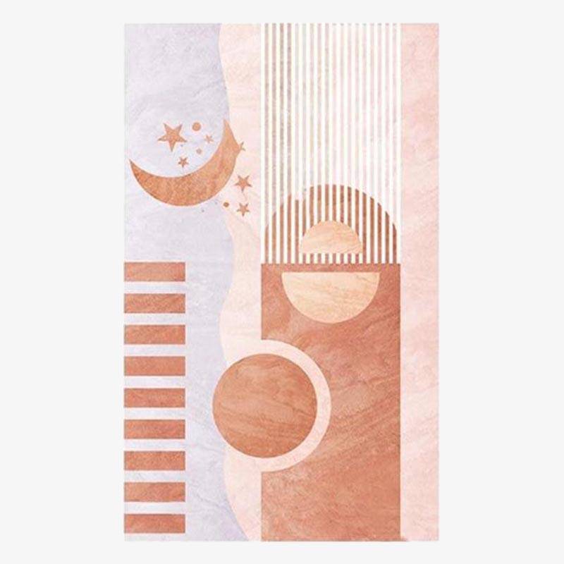 Tapis rectangle aux formes géométriques modernes Alia A - vue 2 sur 3