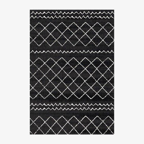Tapis rectangle aux formes géométriques style Piquio C