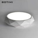 Plafonnier design LED diamant géométrique