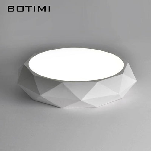 Plafonnier design LED diamant géométrique