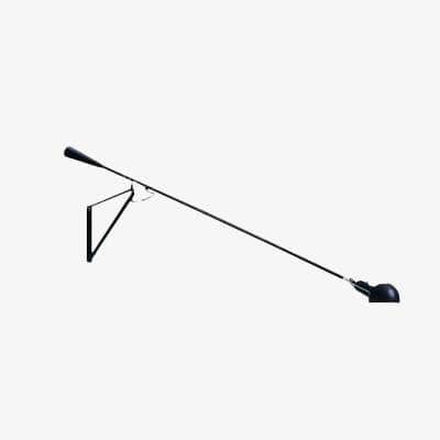 Applique murale design LED avec bras en métal style Loft