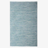 Tapis rectangle bleu et rayures style Soft C