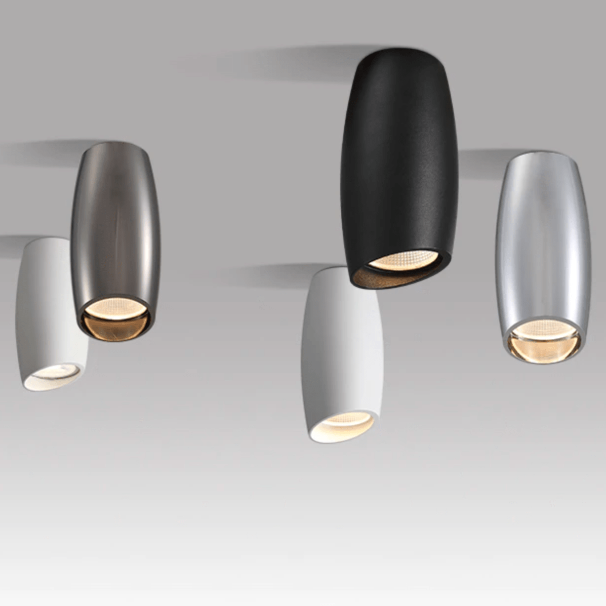 Spot moderne LED allongé aux bords arrondis Loft - vue 4 sur 5