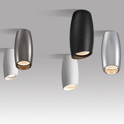Spot moderne LED allongé aux bords arrondis Loft