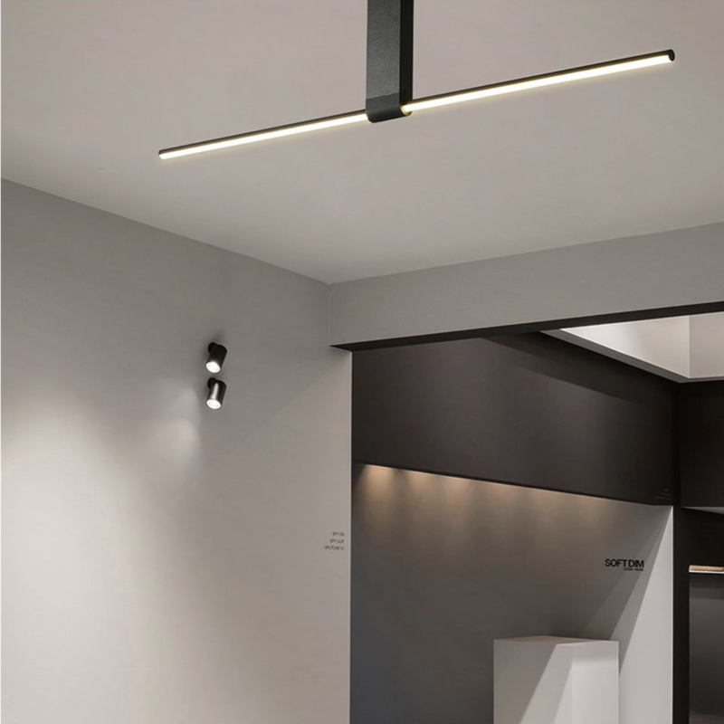 Plafonnier moderne LED minimaliste barre lumineuse Mahil