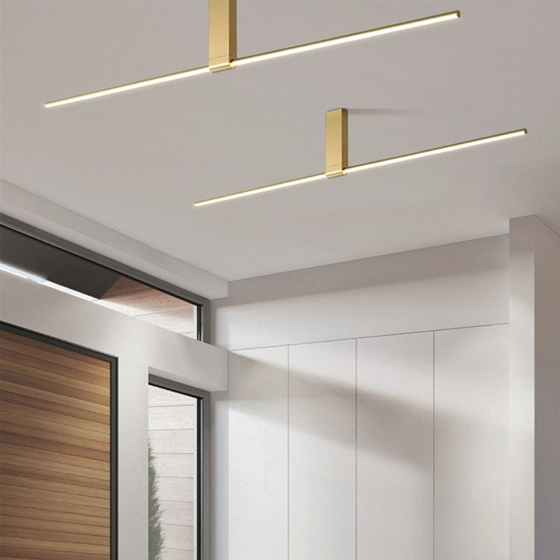 Plafonnier moderne LED minimaliste barre lumineuse Mahil